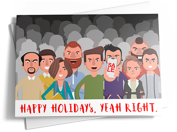 funny holiday cards for business